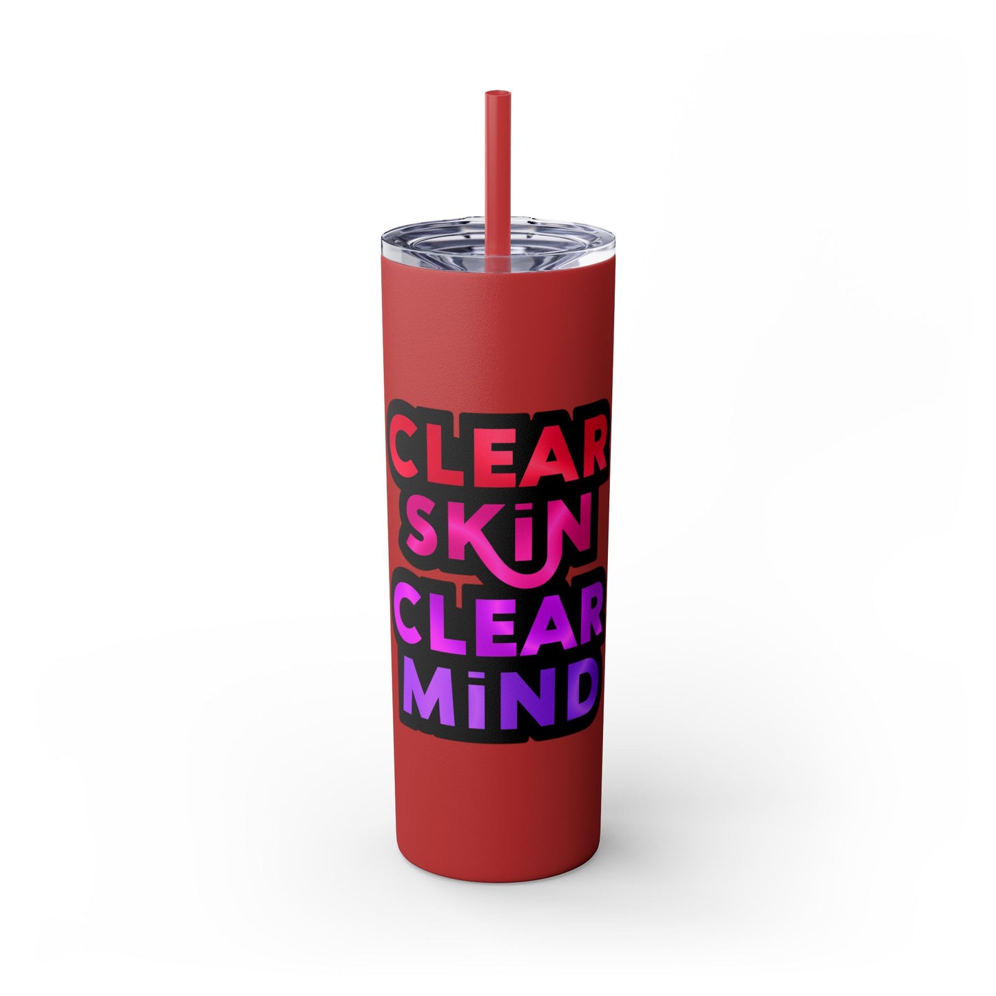 Tumbler with Straw, 20oz Skinny