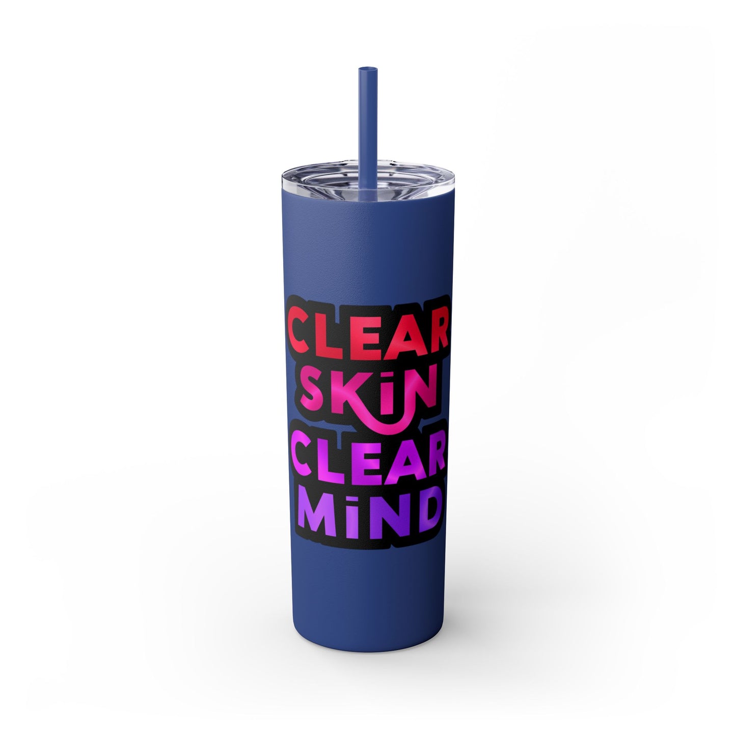 Tumbler with Straw, 20oz Skinny