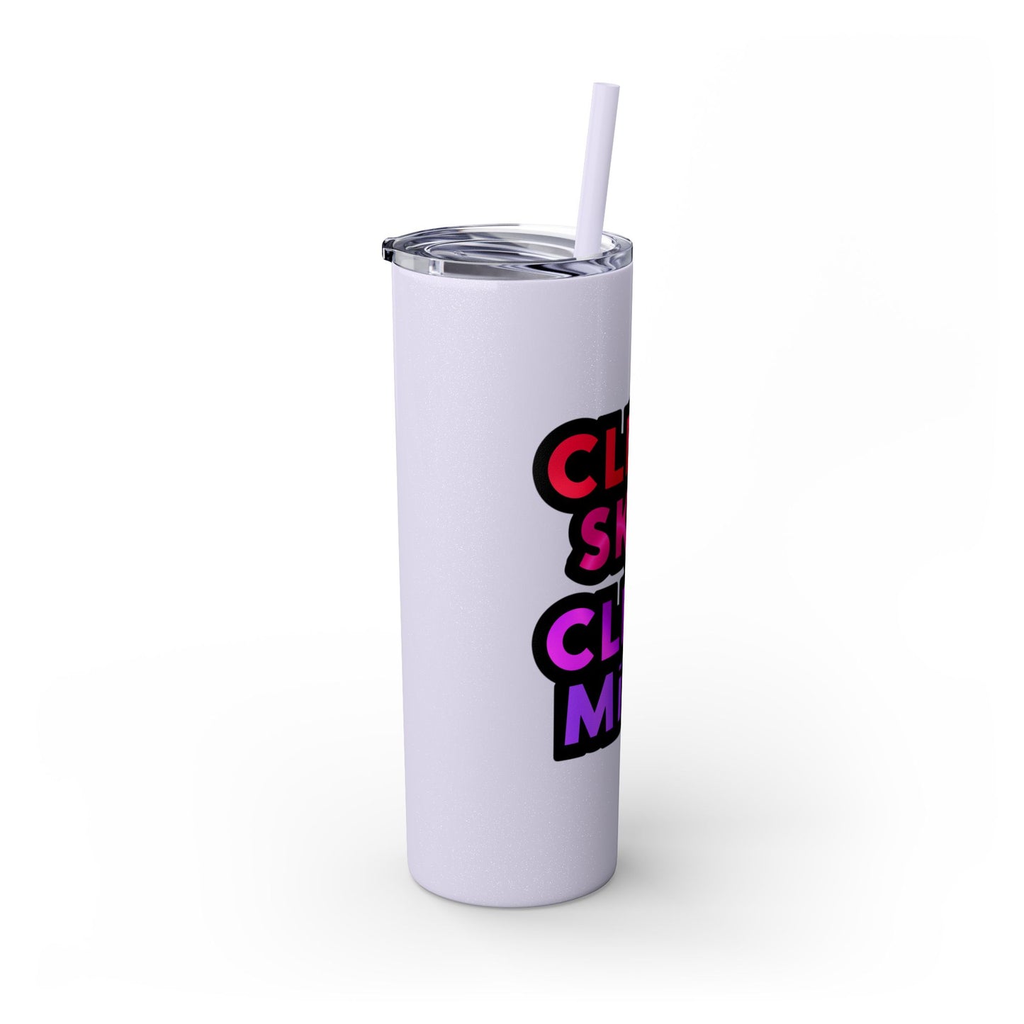 Tumbler with Straw, 20oz Skinny