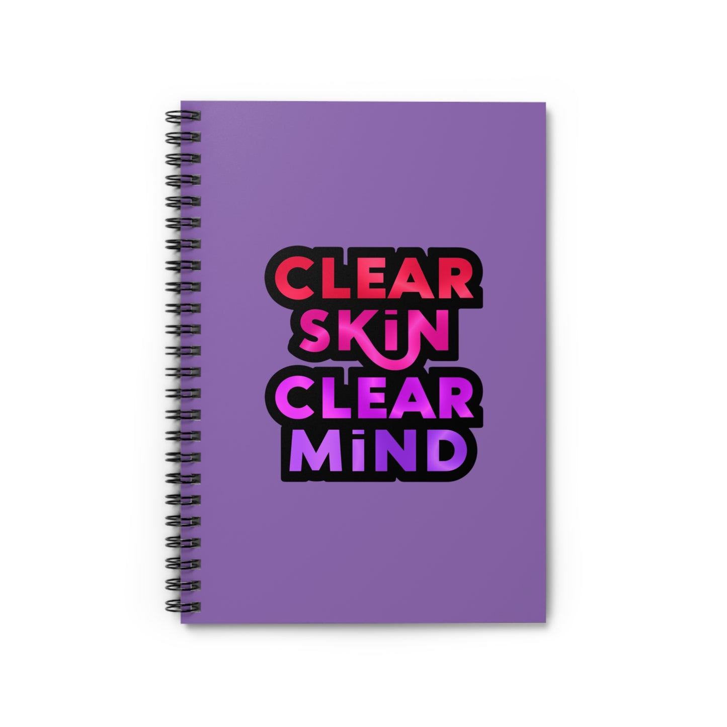 Purple Spiral Notebook - Ruled Line