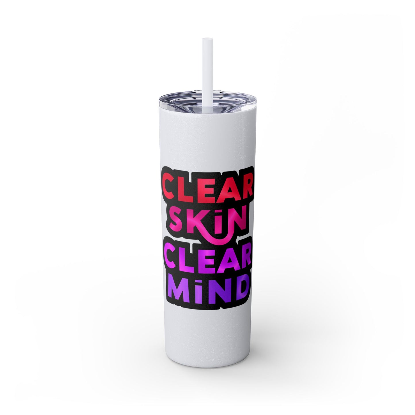 Tumbler with Straw, 20oz Skinny