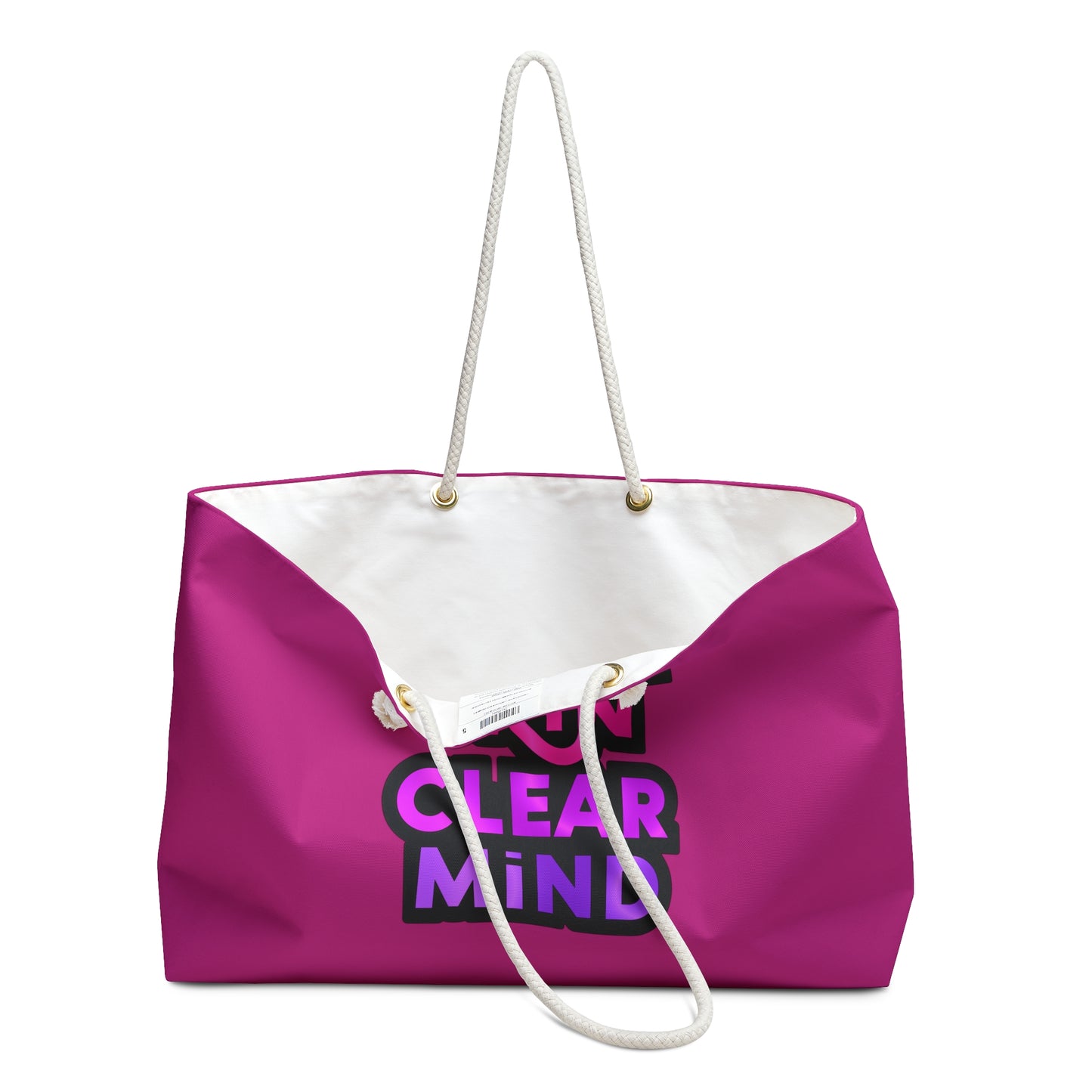 Pink Travel Tote Bag - Weekender Bag