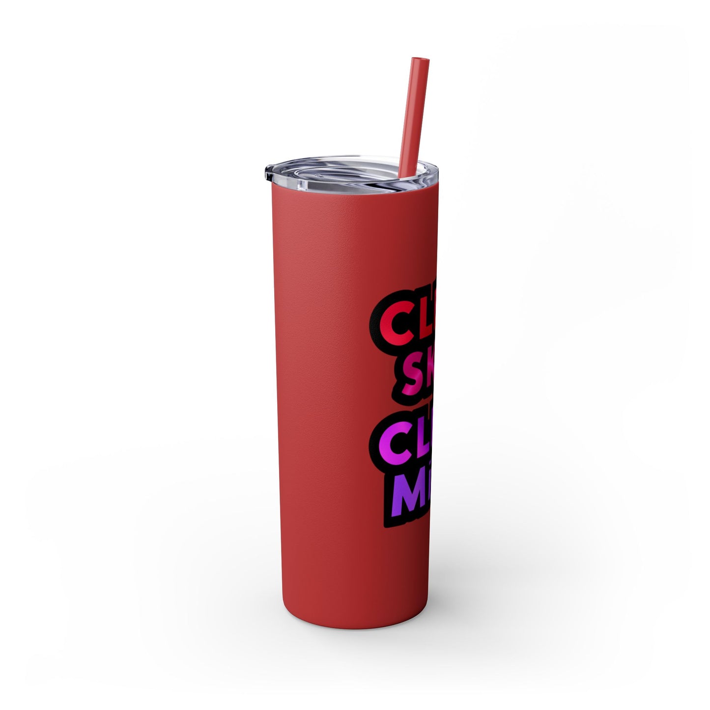 Tumbler with Straw, 20oz Skinny