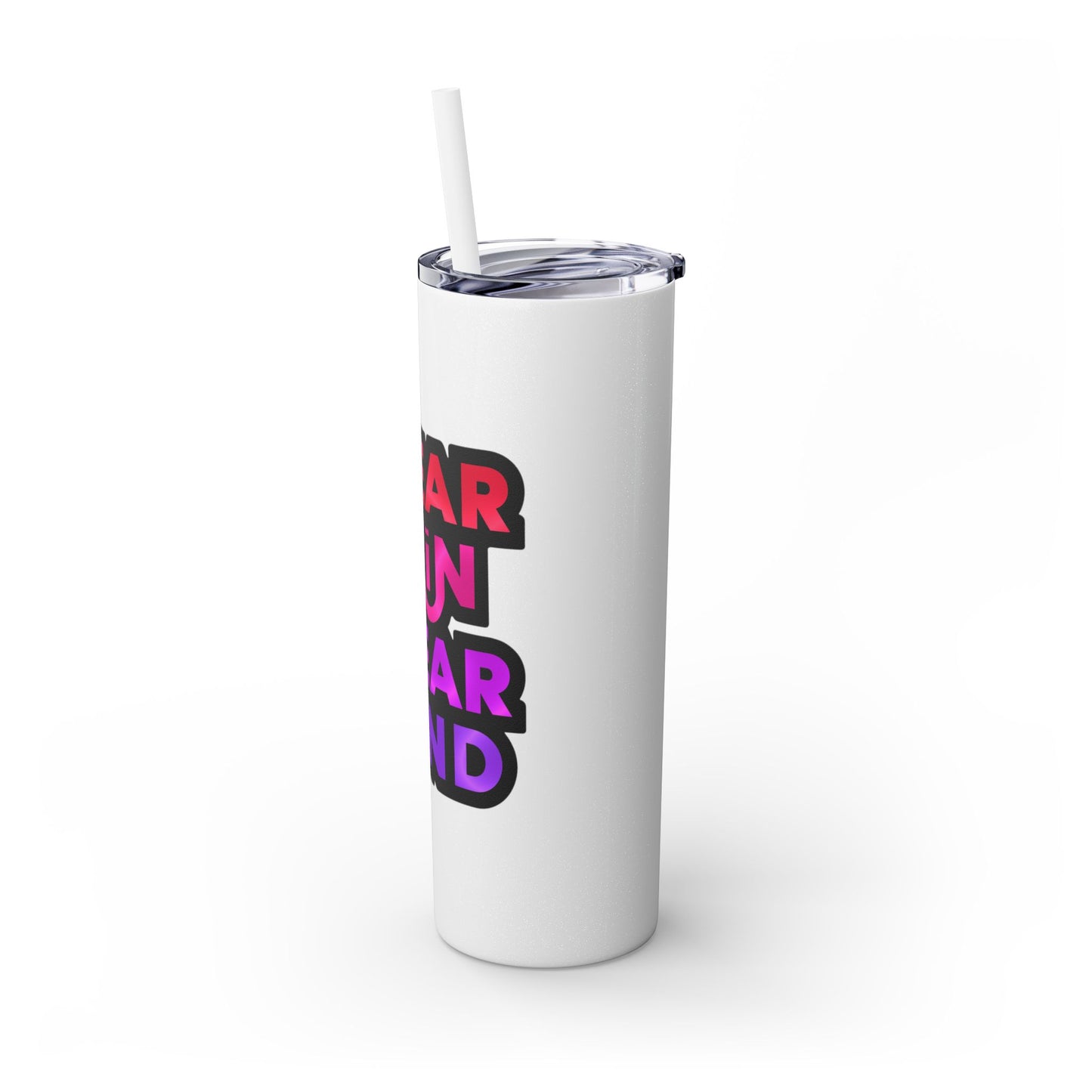 Tumbler with Straw, 20oz Skinny