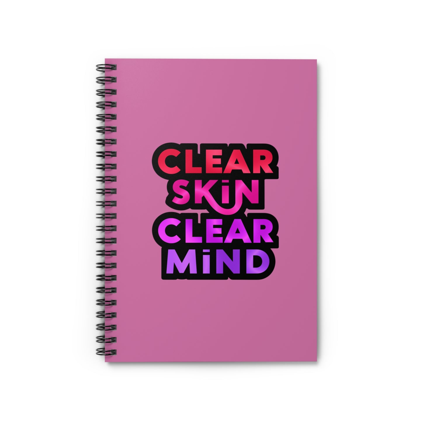 Pink Spiral Notebook - Ruled Line