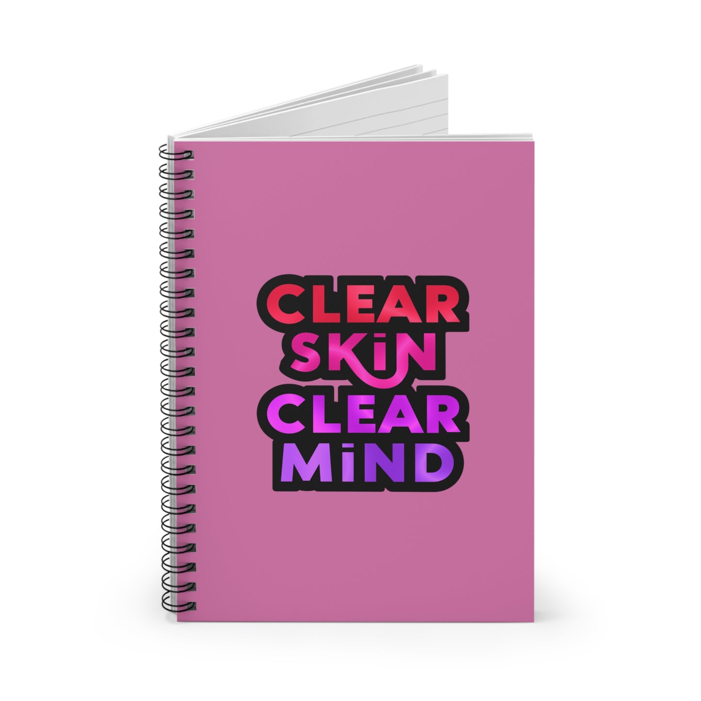 Pink Spiral Notebook - Ruled Line