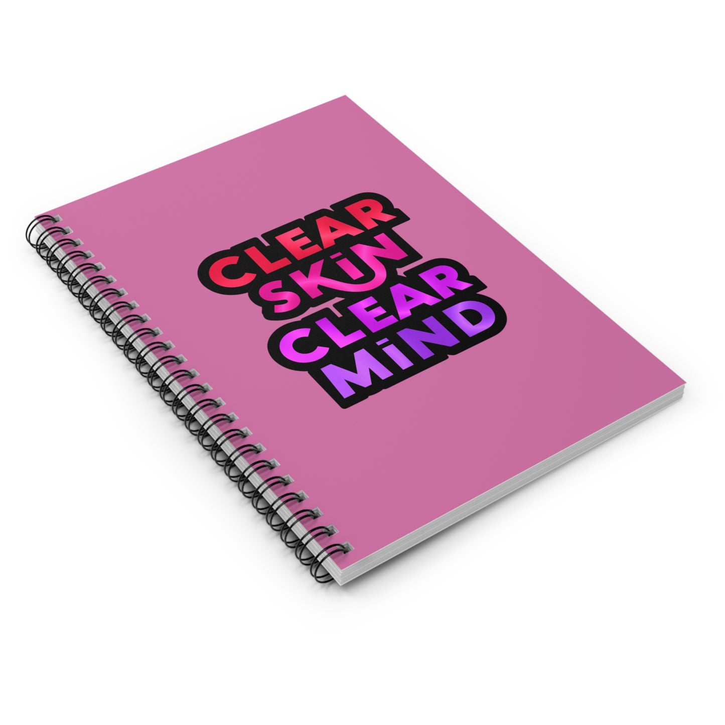 Pink Spiral Notebook - Ruled Line